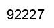 Number 92227 black image