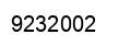 Número 9232002 imagen negro