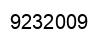 Number 9232009 black image