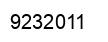 Number 9232011 black image
