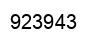Número 923943 imagen negro