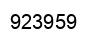 Número 923959 imagen negro