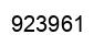Número 923961 imagen negro