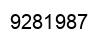 Número 9281987 imagen negro