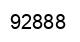 Number 92888 black image