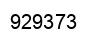 Número 929373 imagen negro