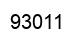Número 93011 imagen negro