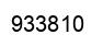Number 933810 black image
