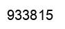 Number 933815 black image