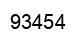Number 93454 black image