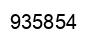 Number 935854 black image