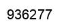 Number 936277 black image