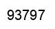 Number 93797 black image