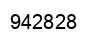 Number 942828 black image