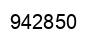 Number 942850 black image