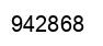 Number 942868 black image