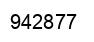 Number 942877 black image