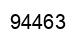 Number 94463 black image