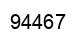 Number 94467 black image