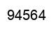 Número 94564 imagen negro