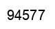 Number 94577 black image