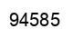 Number 94585 black image