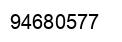 Number 94680577 black image