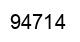 Number 94714 black image