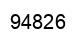 Number 94826 black image