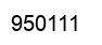 Number 950111 black image