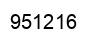 Número 951216 imagen negro