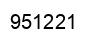 Número 951221 imagen negro