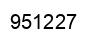 Number 951227 black image