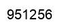 Número 951256 imagen negro
