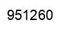 Número 951260 imagen negro