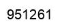 Número 951261 imagen negro