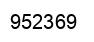 Número 952369 imagen negro