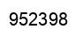 Número 952398 imagen negro