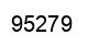 Number 95279 black image
