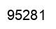 Number 95281 black image