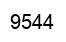 Number 9544 black image