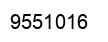 Number 9551016 black image