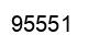 Number 95551 black image