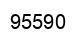 Number 95590 black image