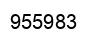 Number 955983 black image