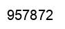 Number 957872 black image