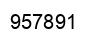 Number 957891 black image