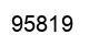 Número 95819 imagen negro