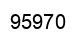 Número 95970 imagen negro