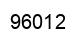 Número 96012 imagen negro